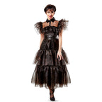 Image produit Mercredi - Robe de costume Rave'N Dance pour femmes noire