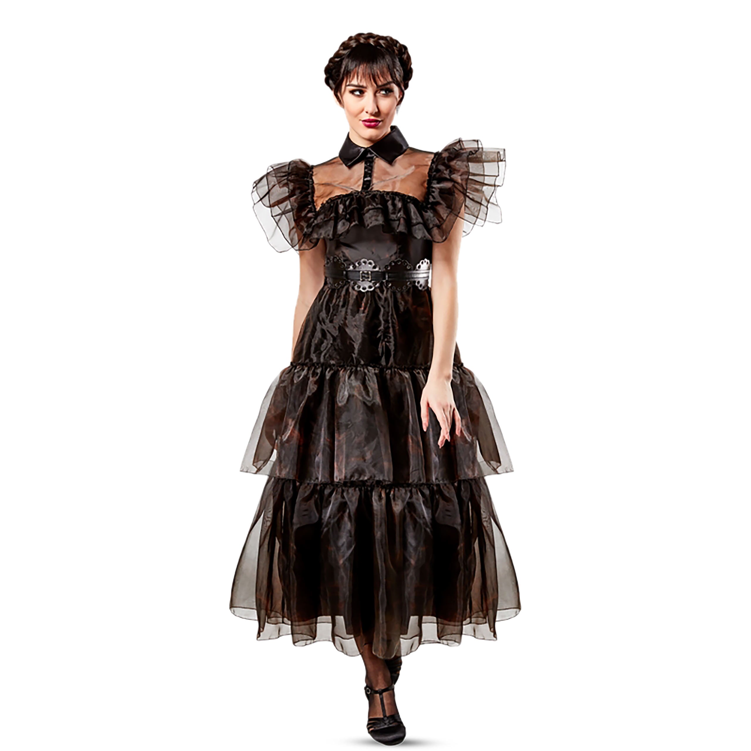 Image produit Mercredi - Robe de costume Rave'N Dance pour femmes noire