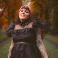 Image produit Mercredi - Robe de costume Rave'N Dance pour femmes noire