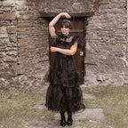 Image produit Mercredi - Robe de costume Rave'N Dance pour femmes noire