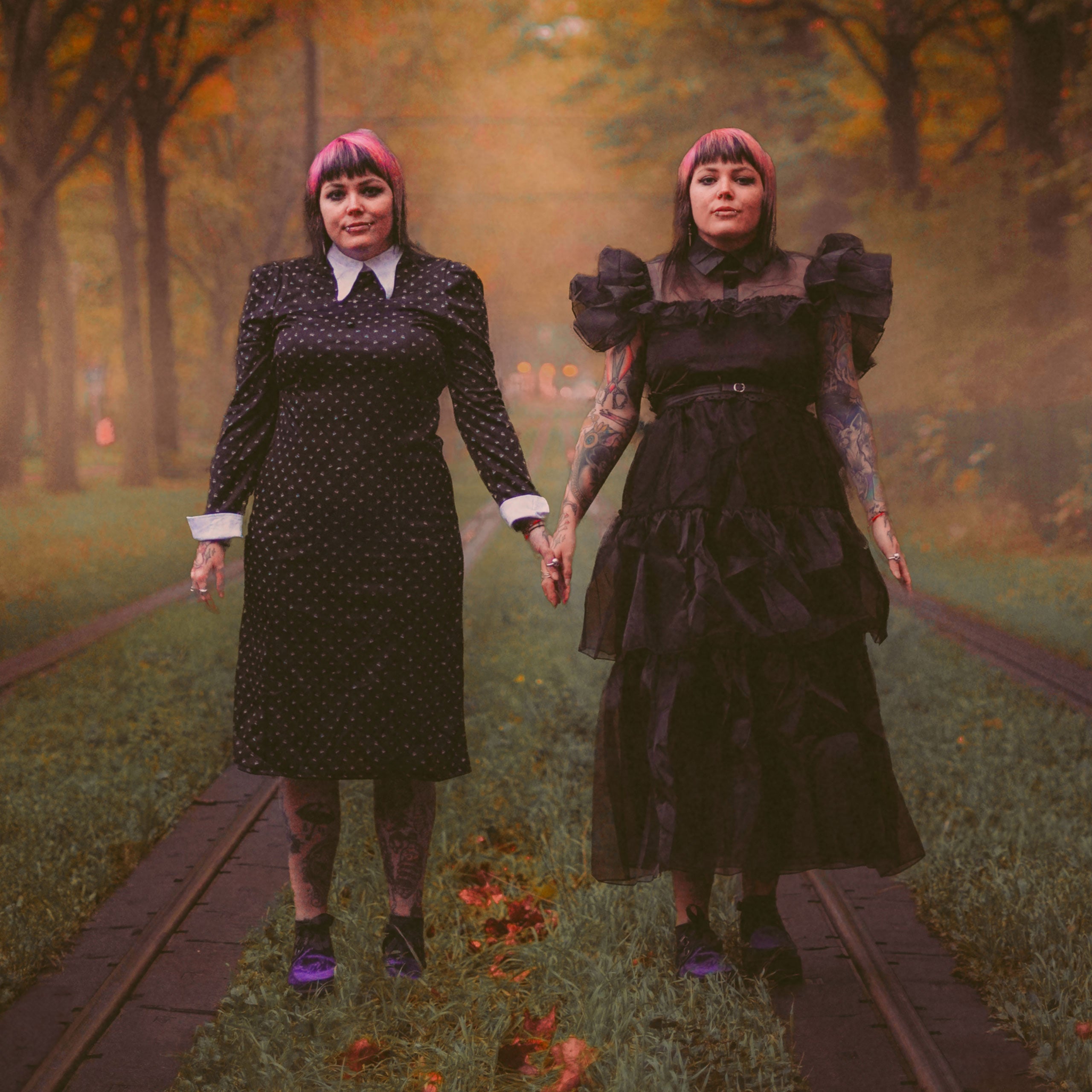 Image produit Robe de costume Wednesday Addams pour femmes noires