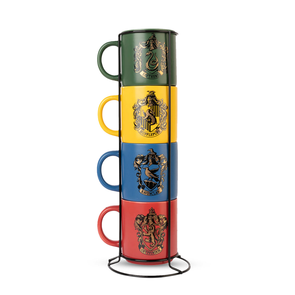 Image produit Harry Potter - Ensemble de 4 tasses avec blasons des maisons