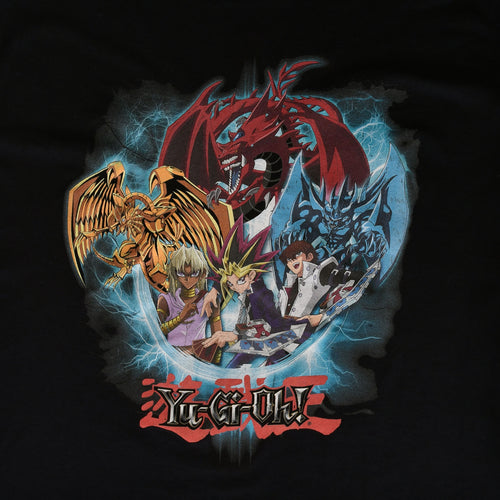 Image produit Yu-Gi-Oh! - T-shirt noir Group Shot Blue Vortex