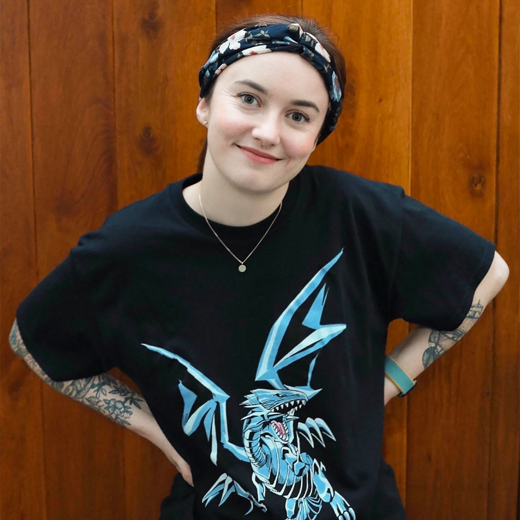 Image produit Yu-Gi-Oh! - T-shirt Dragon Blanc aux Yeux Bleus noir