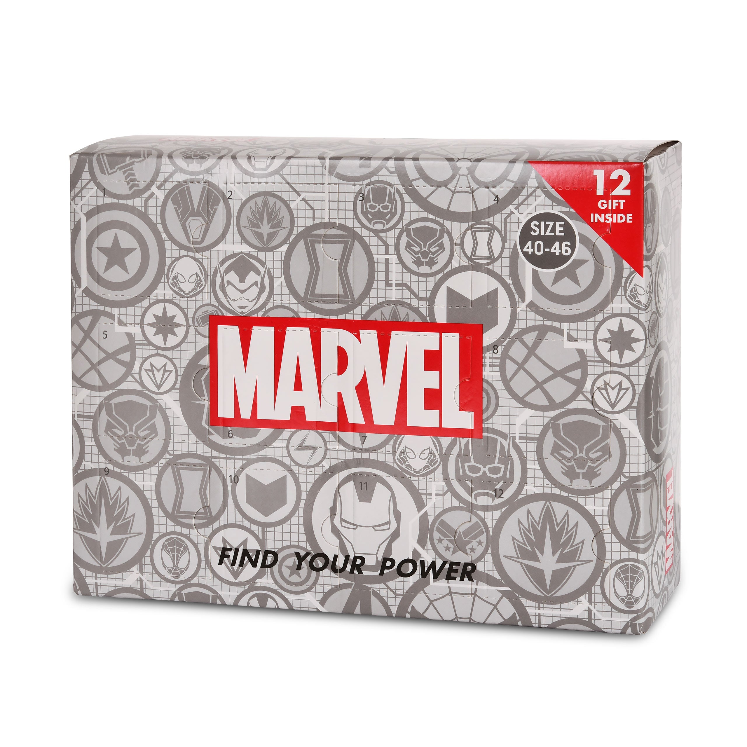 Image produit Marvel - Calendrier de l'Avent Chaussettes Héros