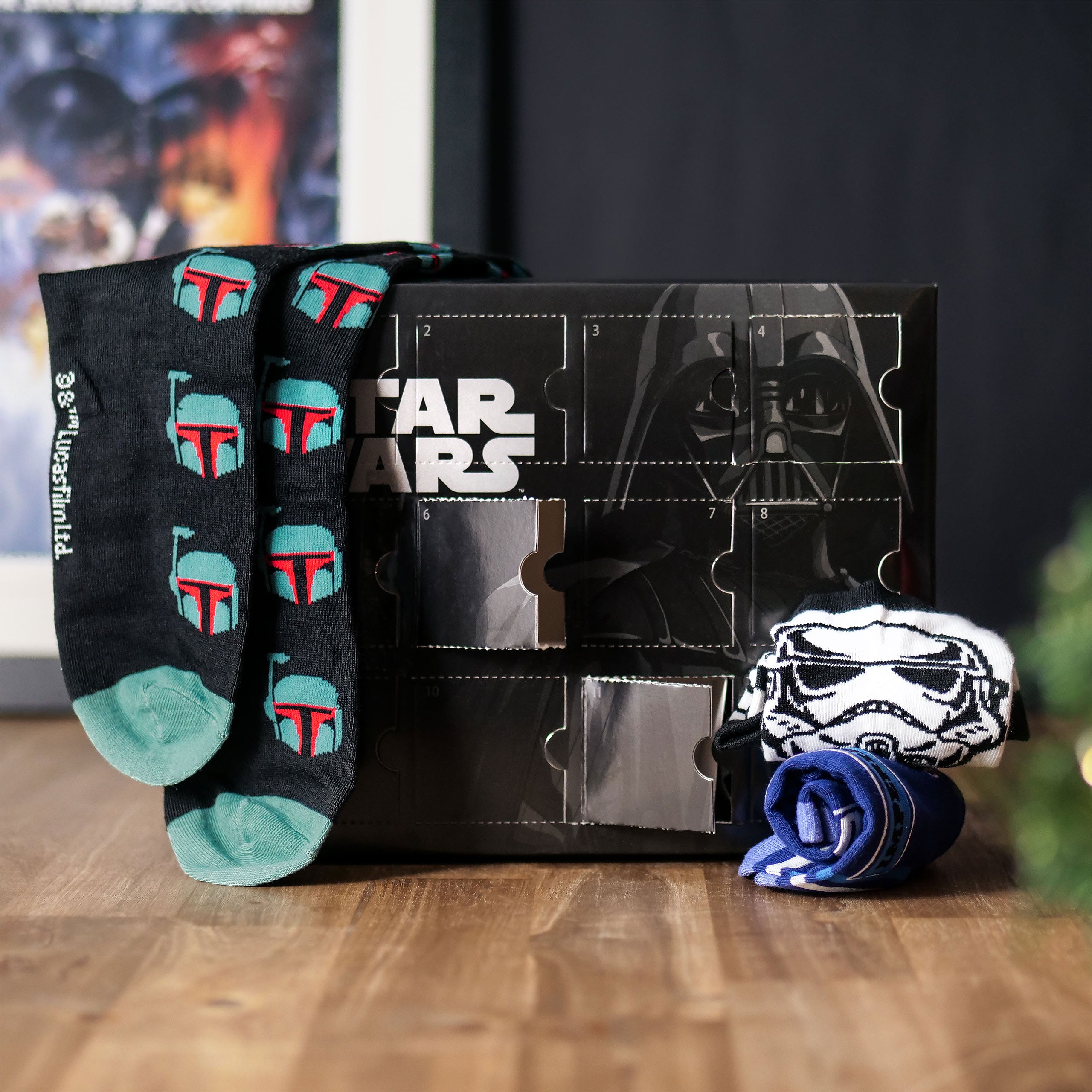 Image produit Star Wars - Calendrier de l'Avent chaussettes Darth Vader