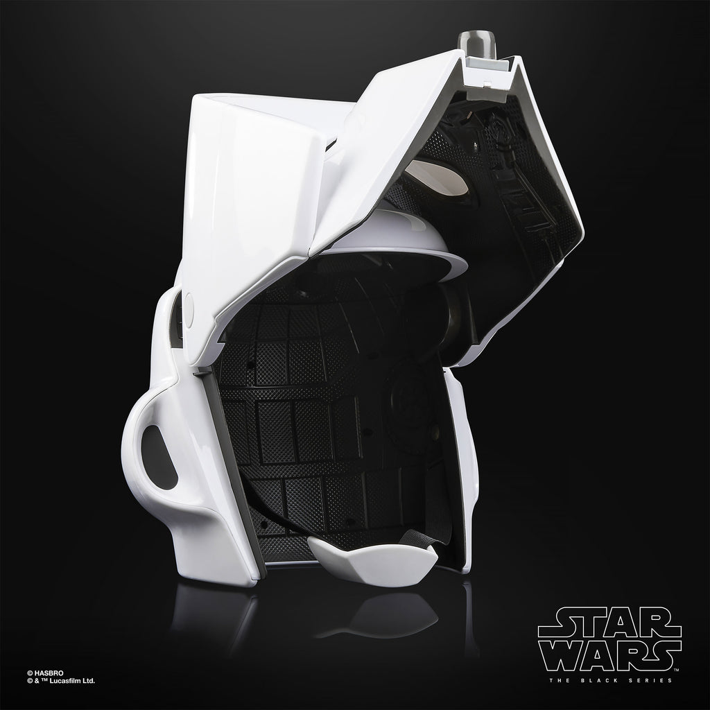 Image produit Star Wars - Casque Premium de la série noire Scout Trooper