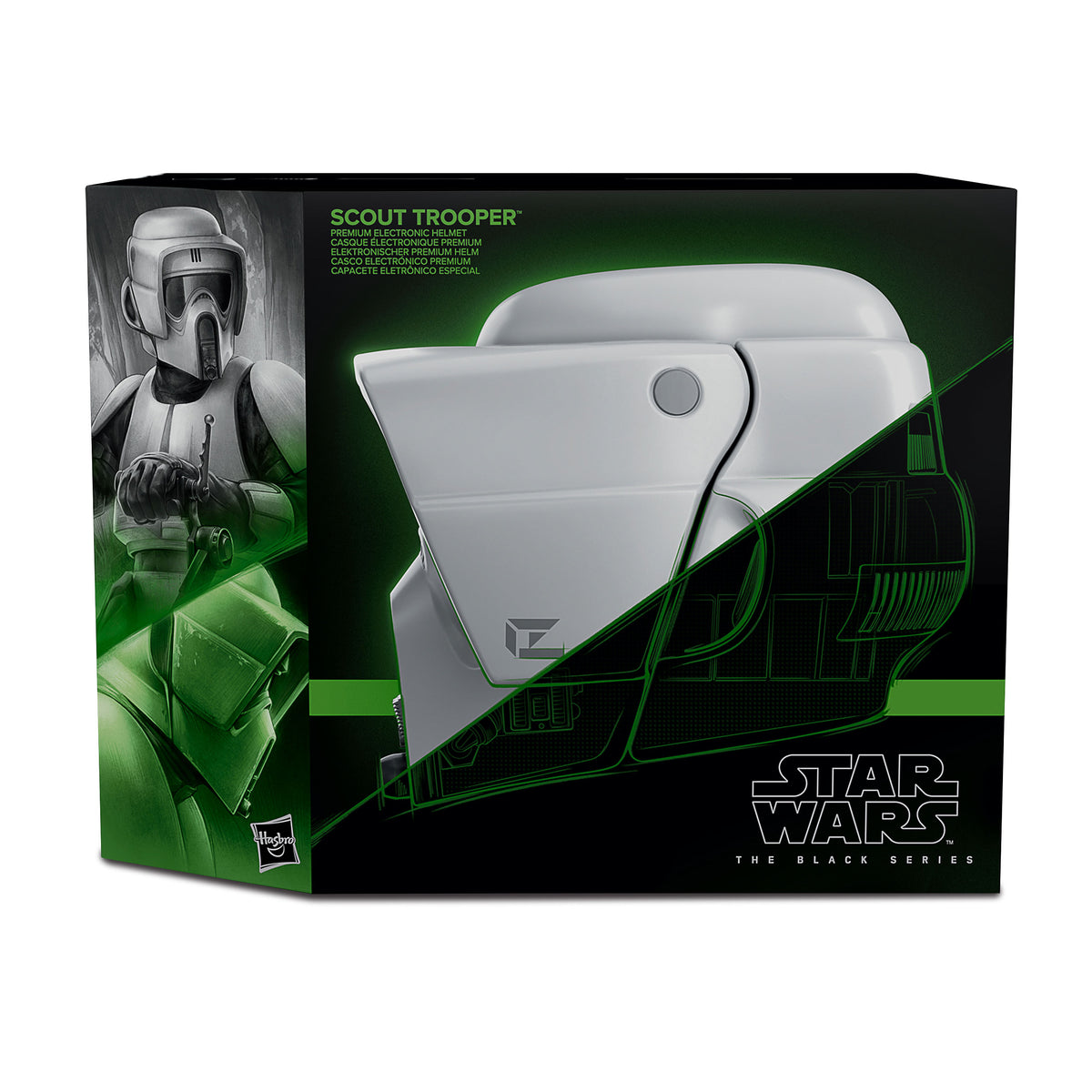 Image produit Star Wars - Casque Premium de la série noire Scout Trooper