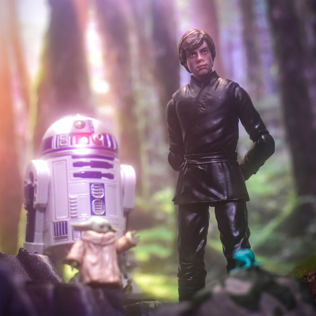Image produit Ensemble de figurines d'action Grogu & Luke Skywalker - Star Wars Le Livre de Boba Fett