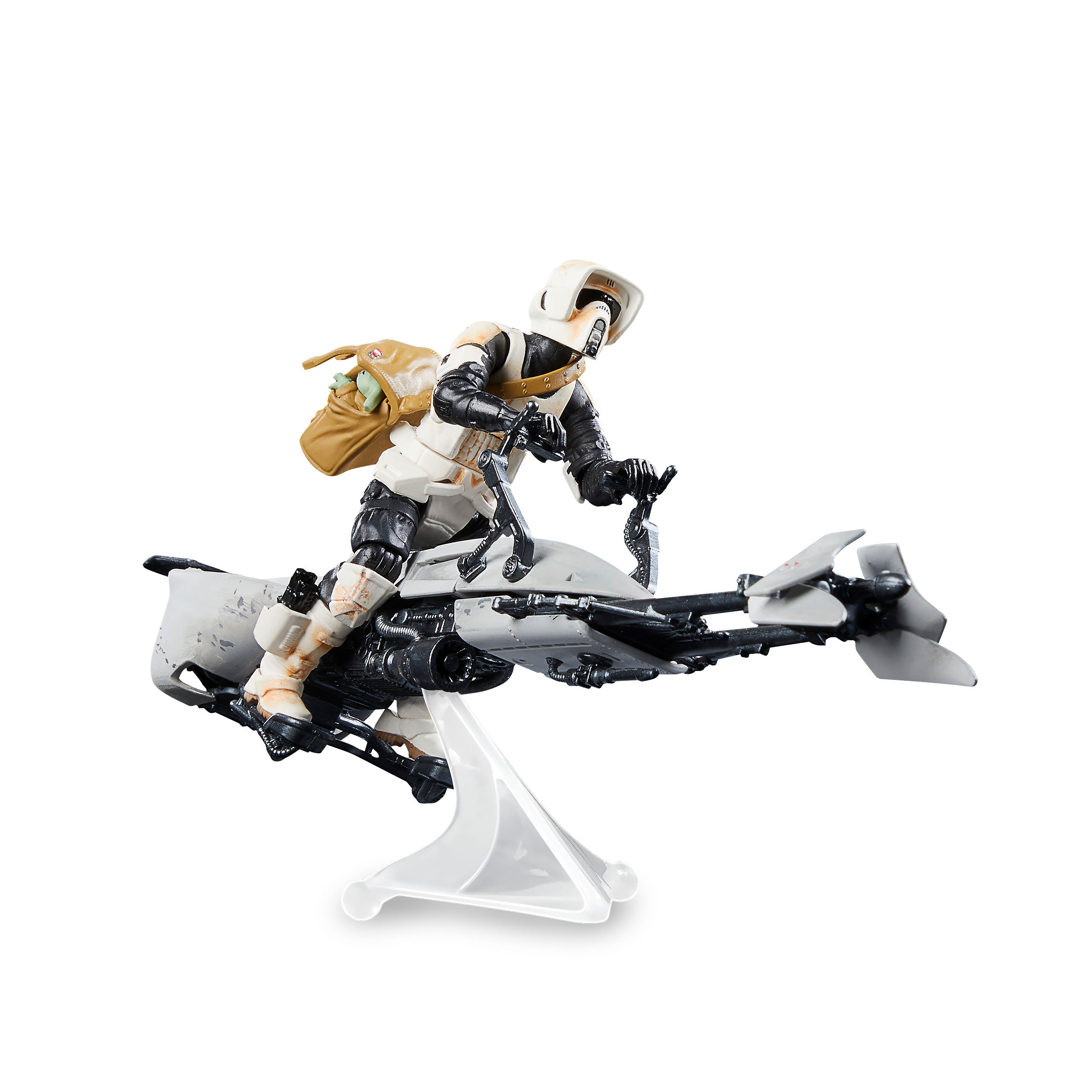 Image produit Star Wars - Motojet avec Scout Trooper & Figurine d'action Grogu