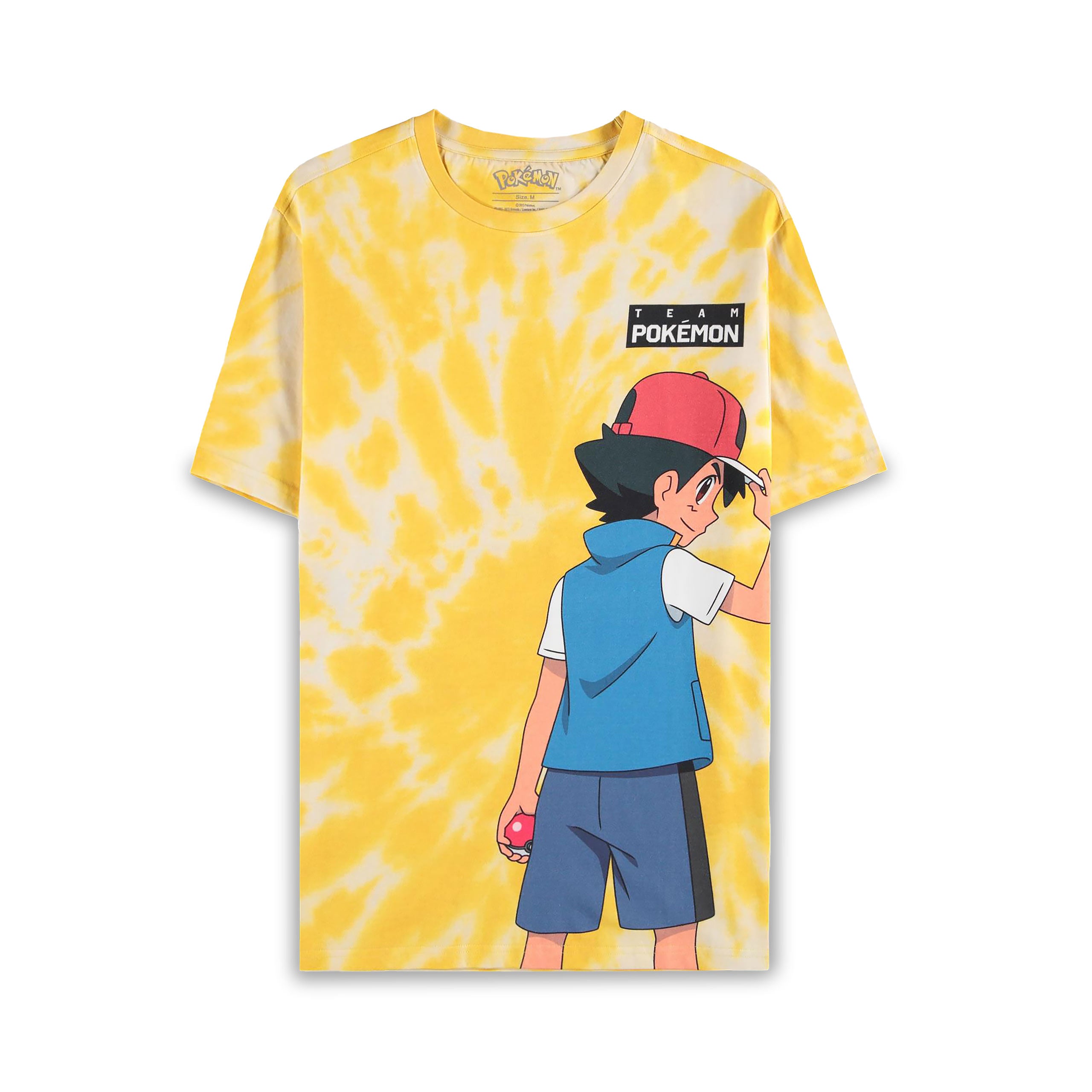 Image produit Pokemon - T-shirt Ash et Pikachu jaune