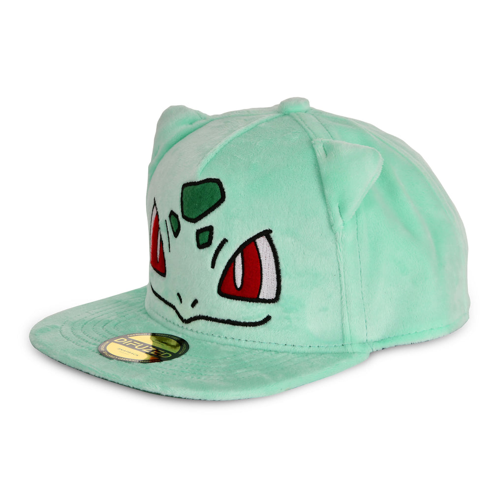 Image produit Pokemon - Casquette Snapback en peluche Bulbizarre