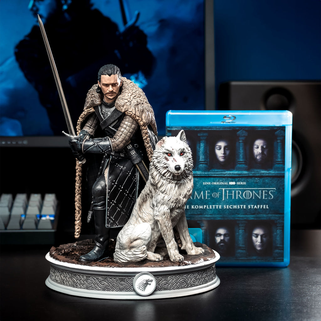 Image produit Game of Thrones - Statue de Jon Snow avec Ghost