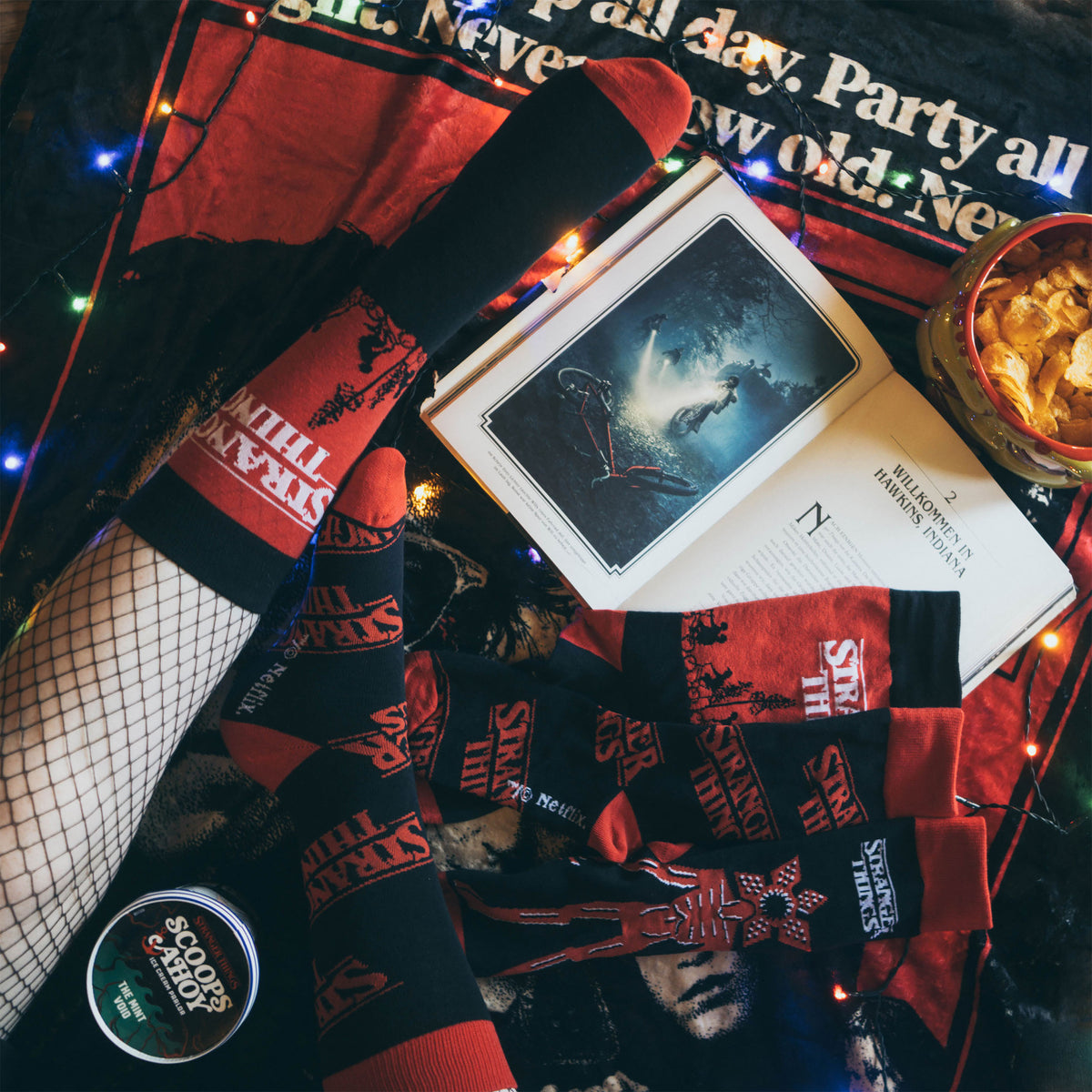 Image produit Stranger Things - Ensemble de 3 paires de chaussettes