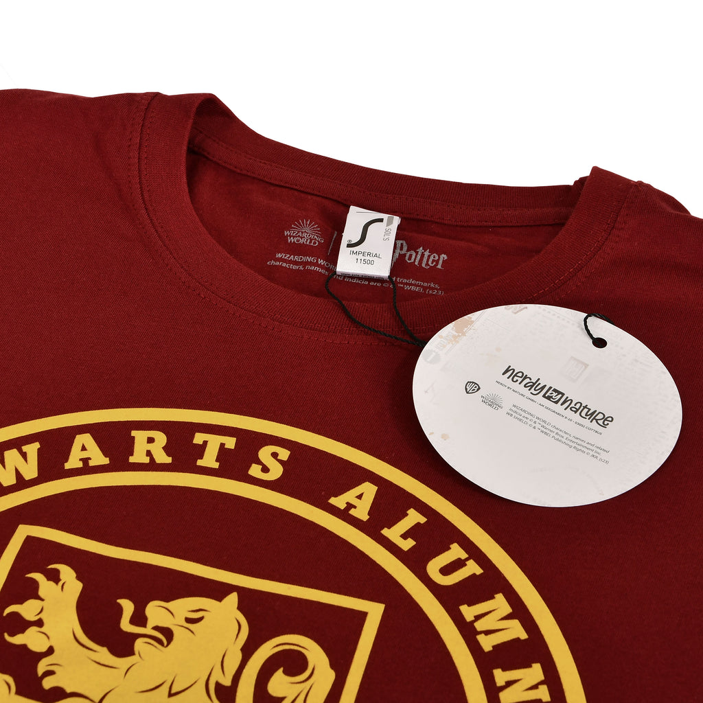 Image produit T-shirt rouge Gryffindor Hogwarts Alumni - Harry Potter