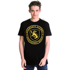 Image produit T-shirt noir Hufflepuff Hogwarts Alumni - Harry Potter