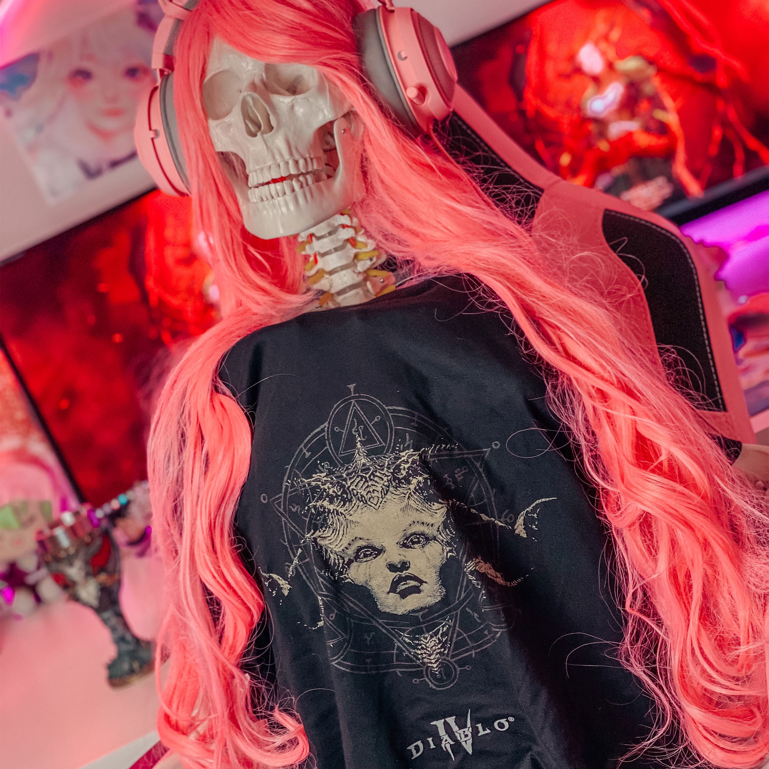 Image produit Diablo IV - T-shirt Queen of the Damned noir