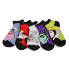 Image produit Disney - Villains Bad Girls Chaussettes de Sneaker Ensemble de 5