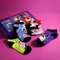 Image produit Disney - Villains Bad Girls Chaussettes de Sneaker Ensemble de 5