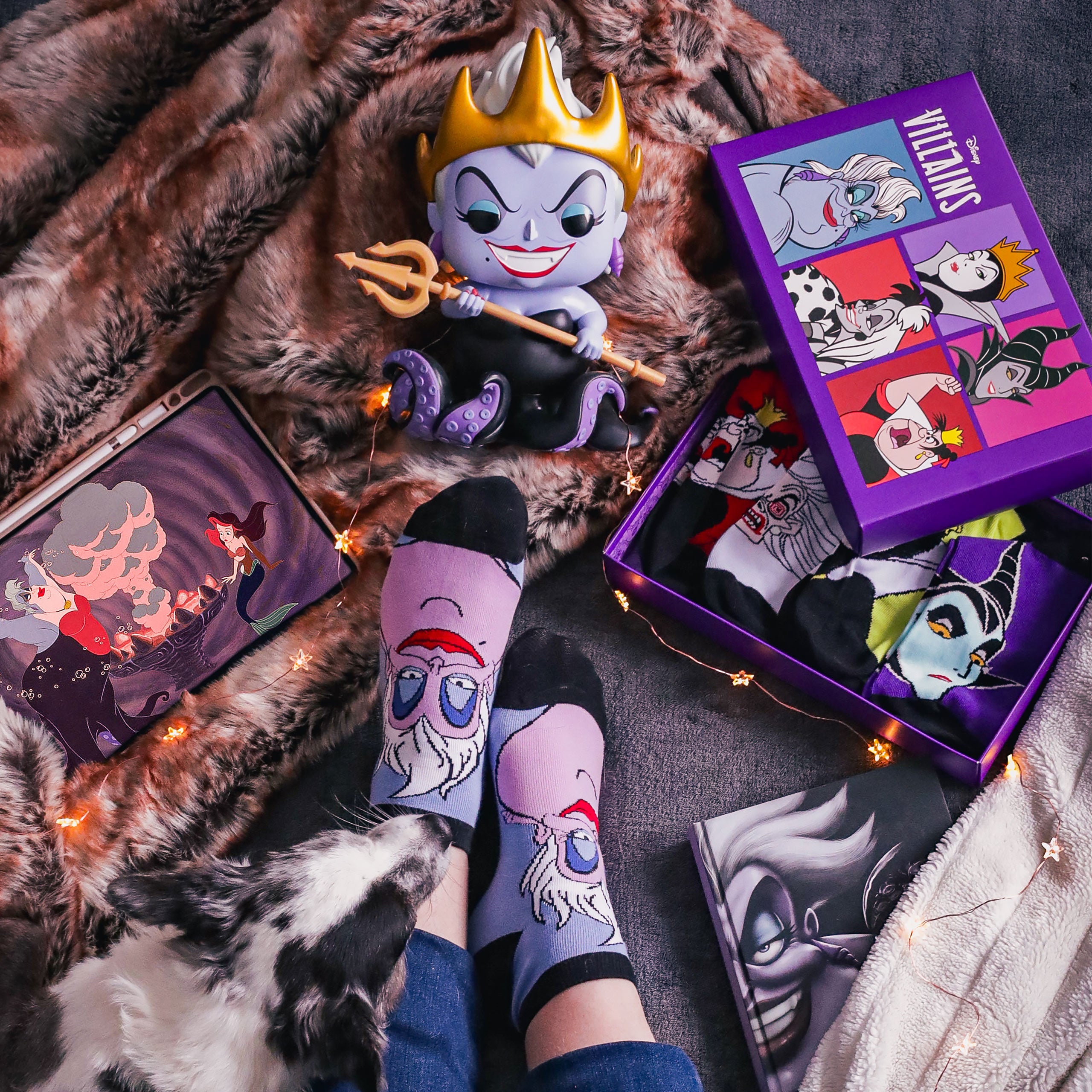 Image produit Disney - Villains Bad Girls Chaussettes de Sneaker Ensemble de 5