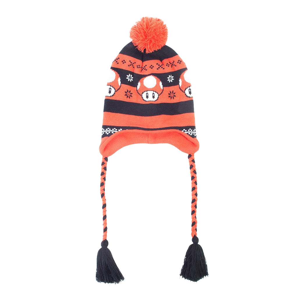 Image produit Super Mario - Chapeau Super Champignon avec Pompons