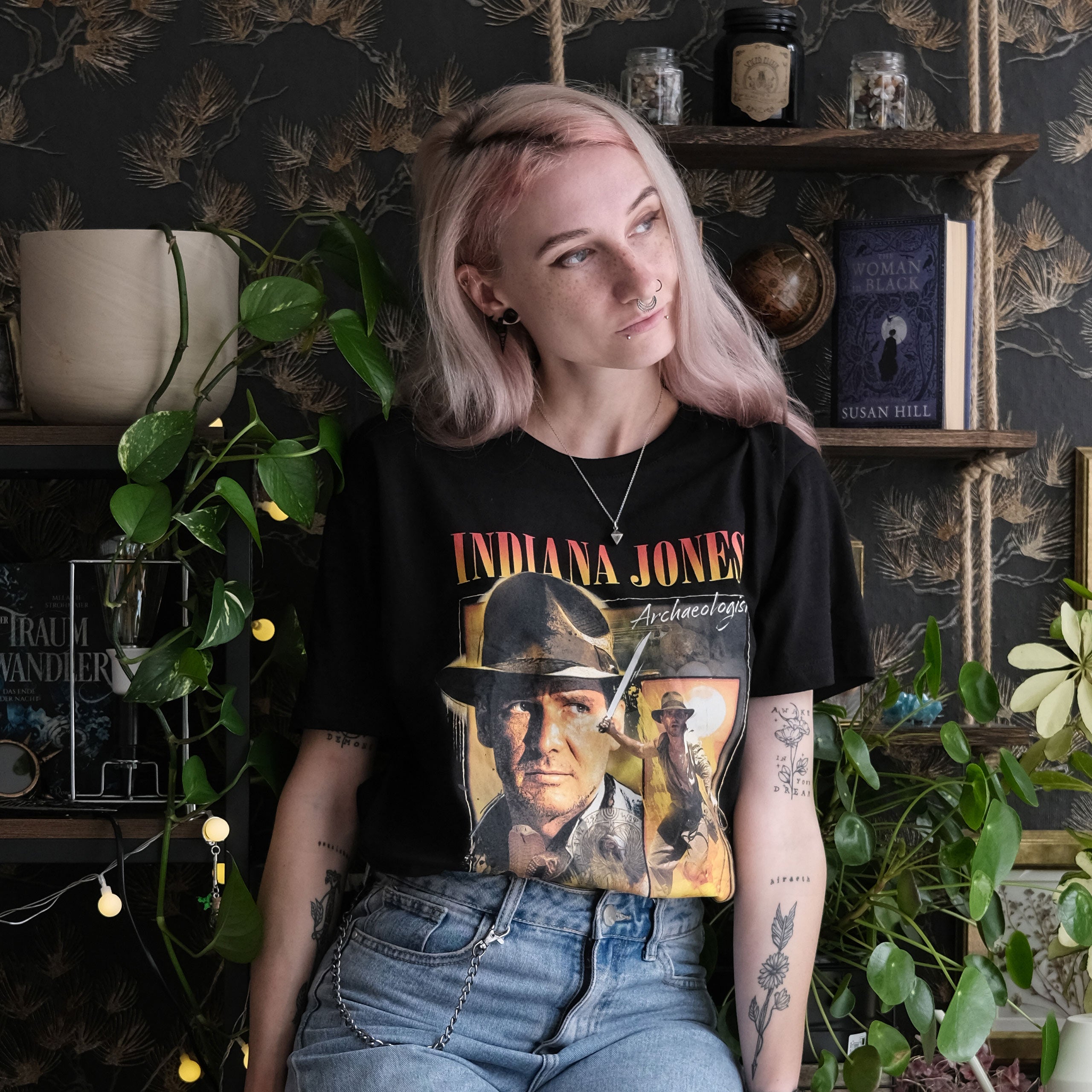 Image produit Indiana Jones - T-shirt Hommage Noir