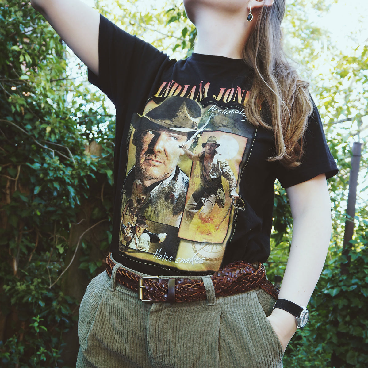 Image produit Indiana Jones - T-shirt Hommage Noir