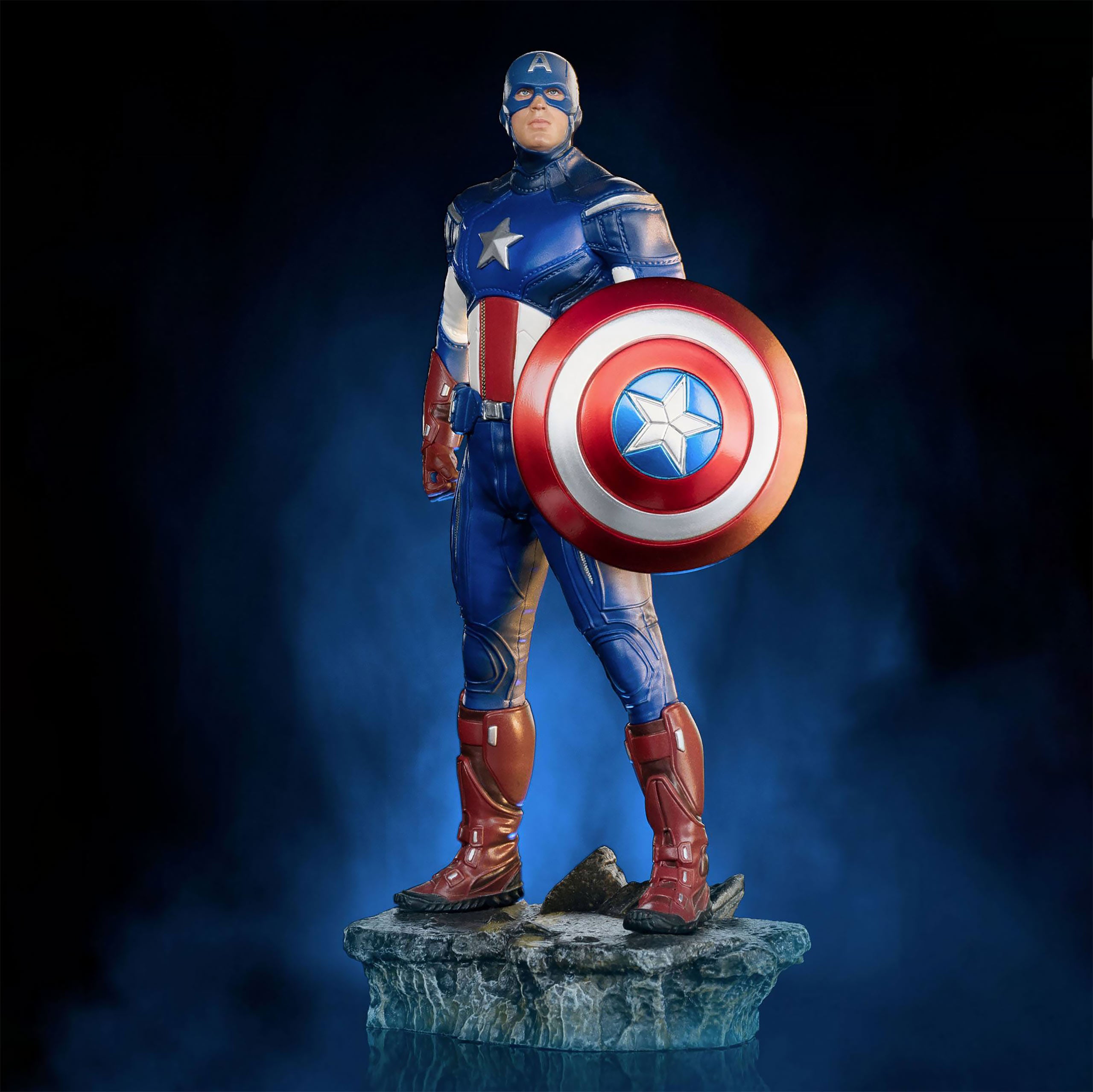 Image produit Captain America - La Saga de l'Infini Bataille de NY Statue d'Art à l'Echelle BDS 1:10