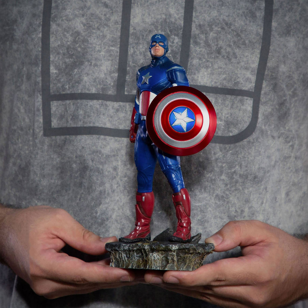 Image produit Captain America - La Saga de l'Infini Bataille de NY Statue d'Art à l'Echelle BDS 1:10