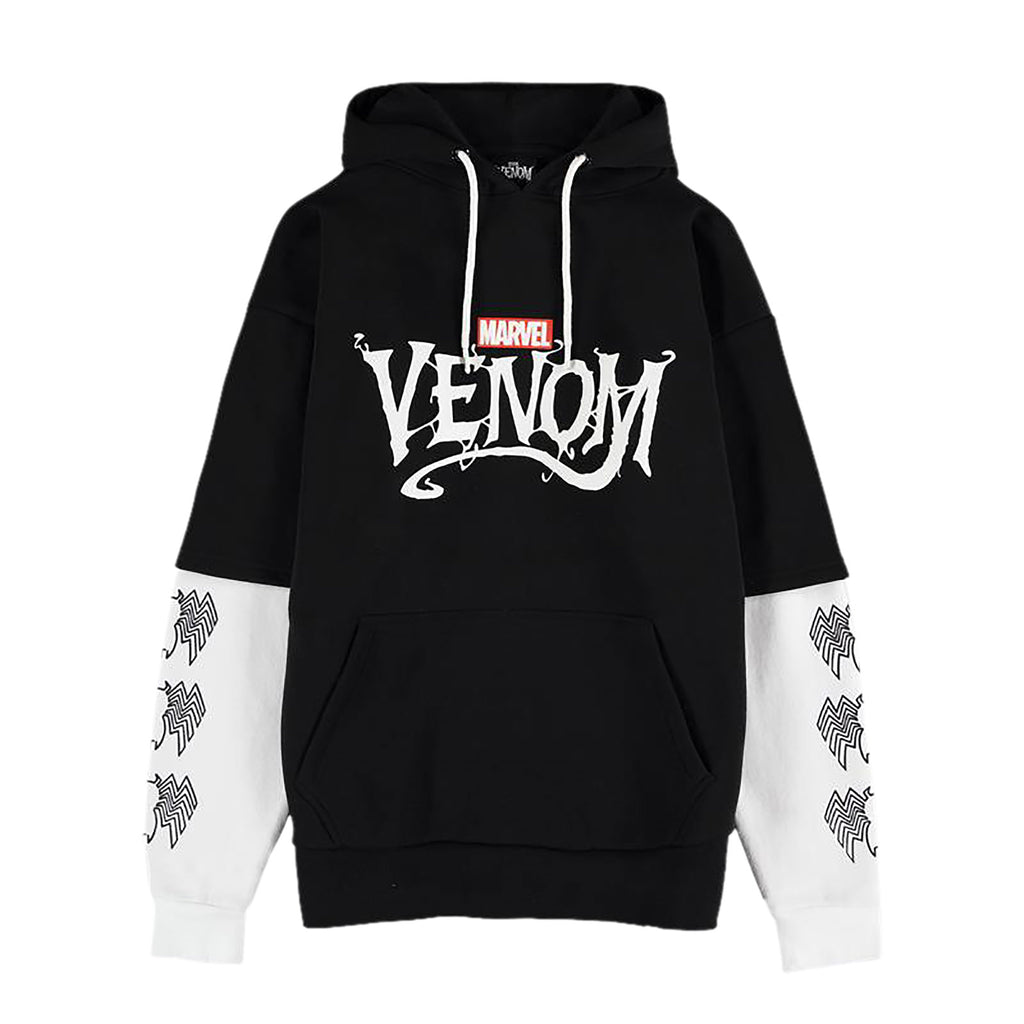 Image produit Venom - Sweat à capuche Logo noir-blanc
