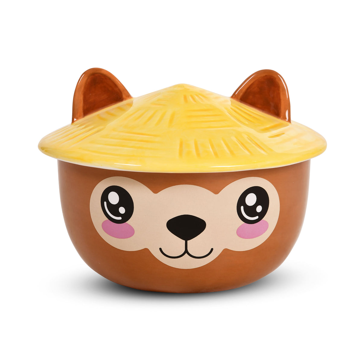 Image produit Bol Kawaii Alpaga avec couvercle pour les fans d'anime