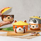 Image produit Bol Kawaii Loutre avec couvercle pour fans d'Anime