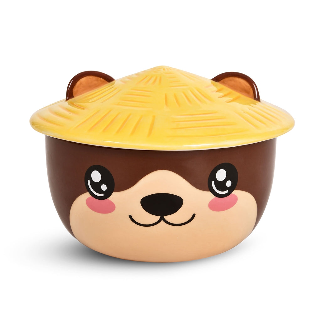 Image produit Bol Kawaii Loutre avec couvercle pour fans d'Anime