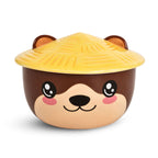 Image produit Bol Kawaii Loutre avec couvercle pour fans d'Anime