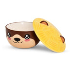 Image produit Bol Kawaii Loutre avec couvercle pour fans d'Anime