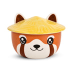 Image produit Bol Kawaii Panda Rouge avec Couvercle pour les Fans d'Anime