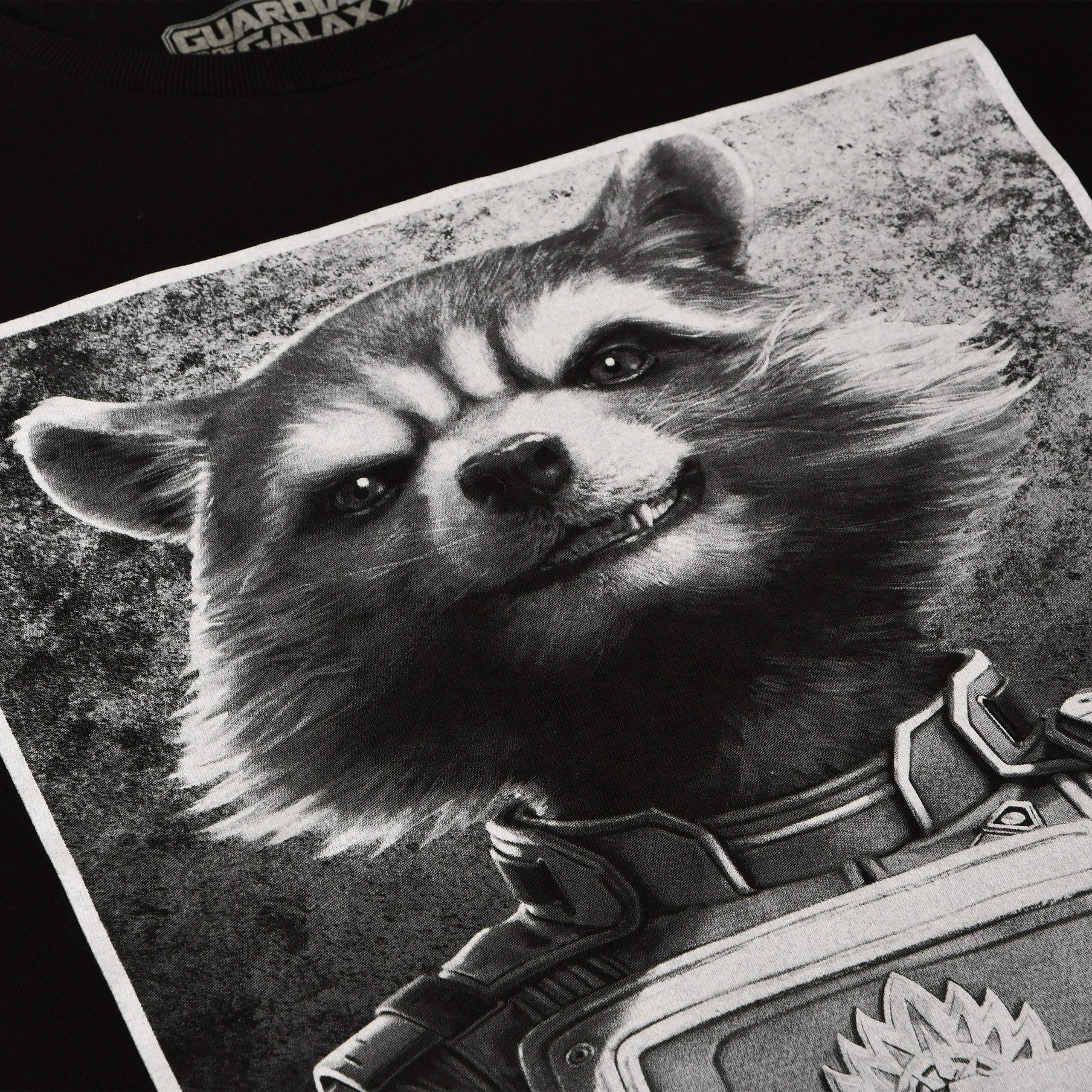 Image produit T-shirt Rocket Raccoon noir - Marvel