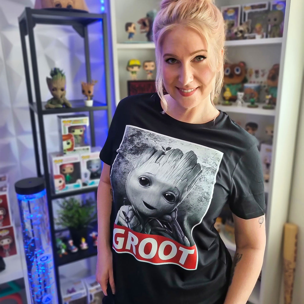 Image produit T-shirt Baby Groot noir - Marvel
