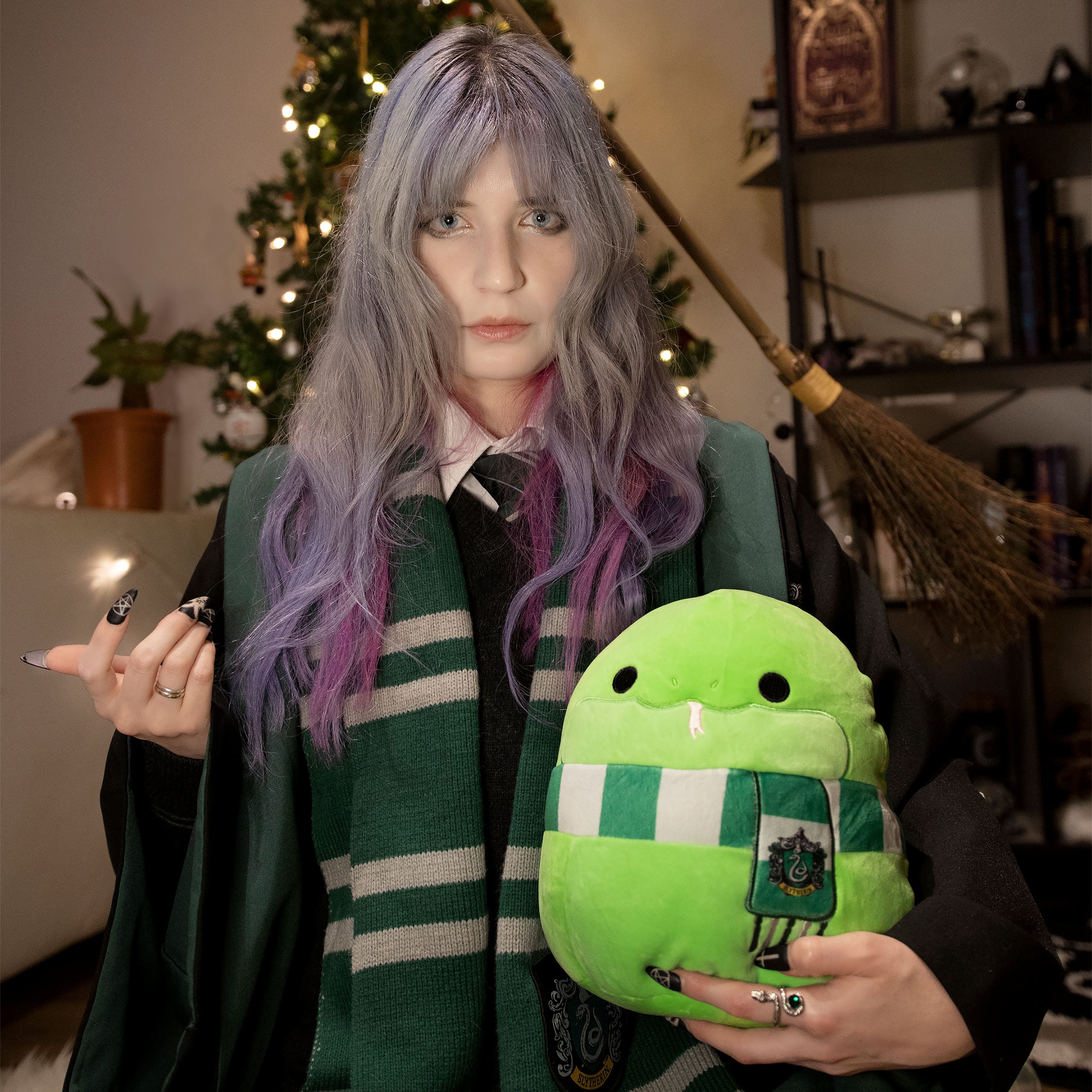 Image produit Harry Potter - Serpent de Serpentard Squishmallows Figurine en Peluche