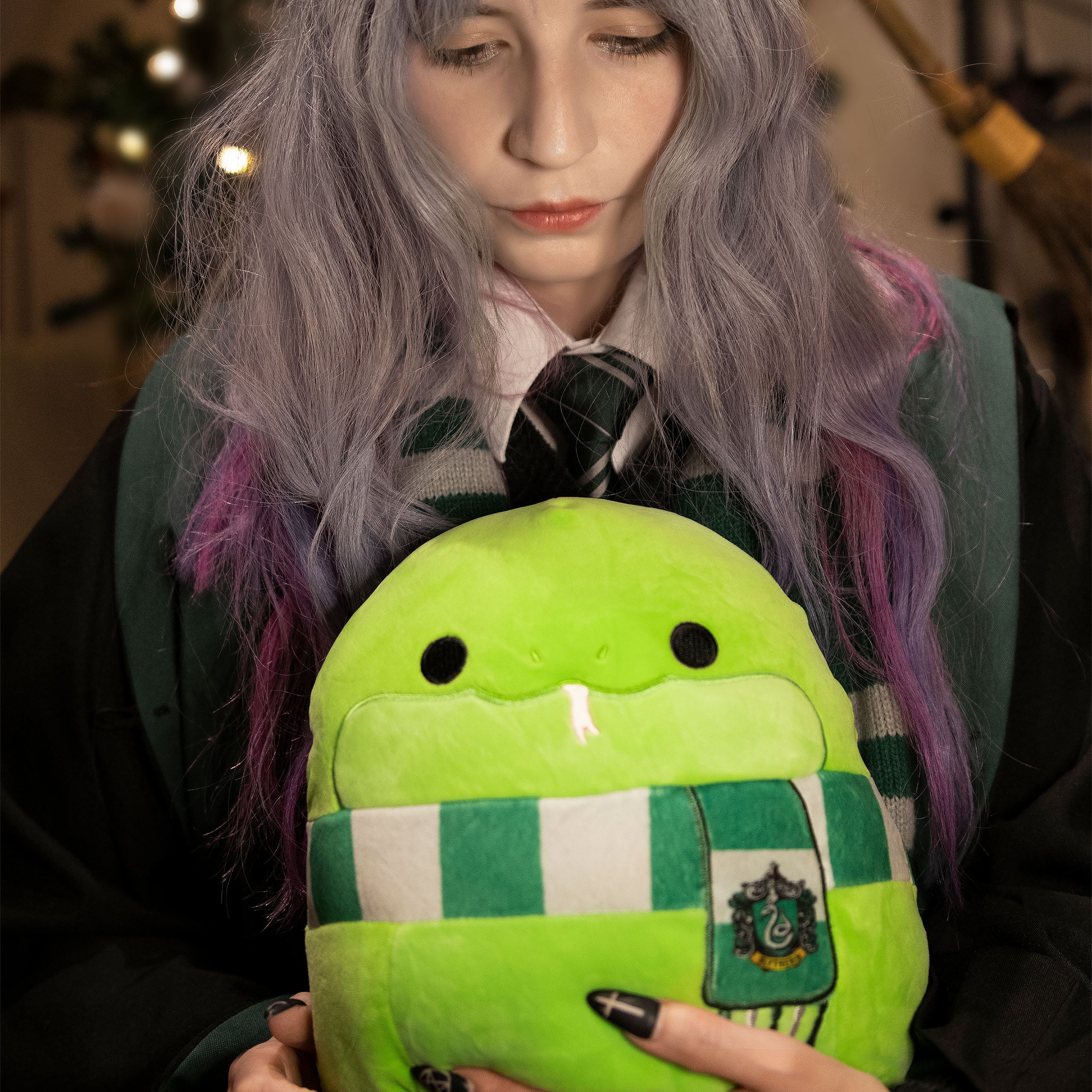 Image produit Harry Potter - Serpent de Serpentard Squishmallows Figurine en Peluche