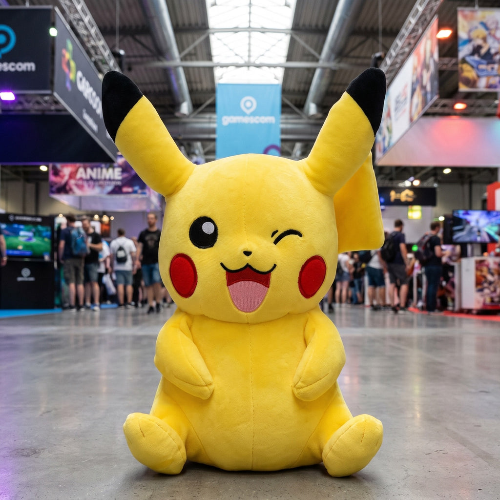 Image produit Pokemon - Pikachu Figurine en Peluche 27 cm