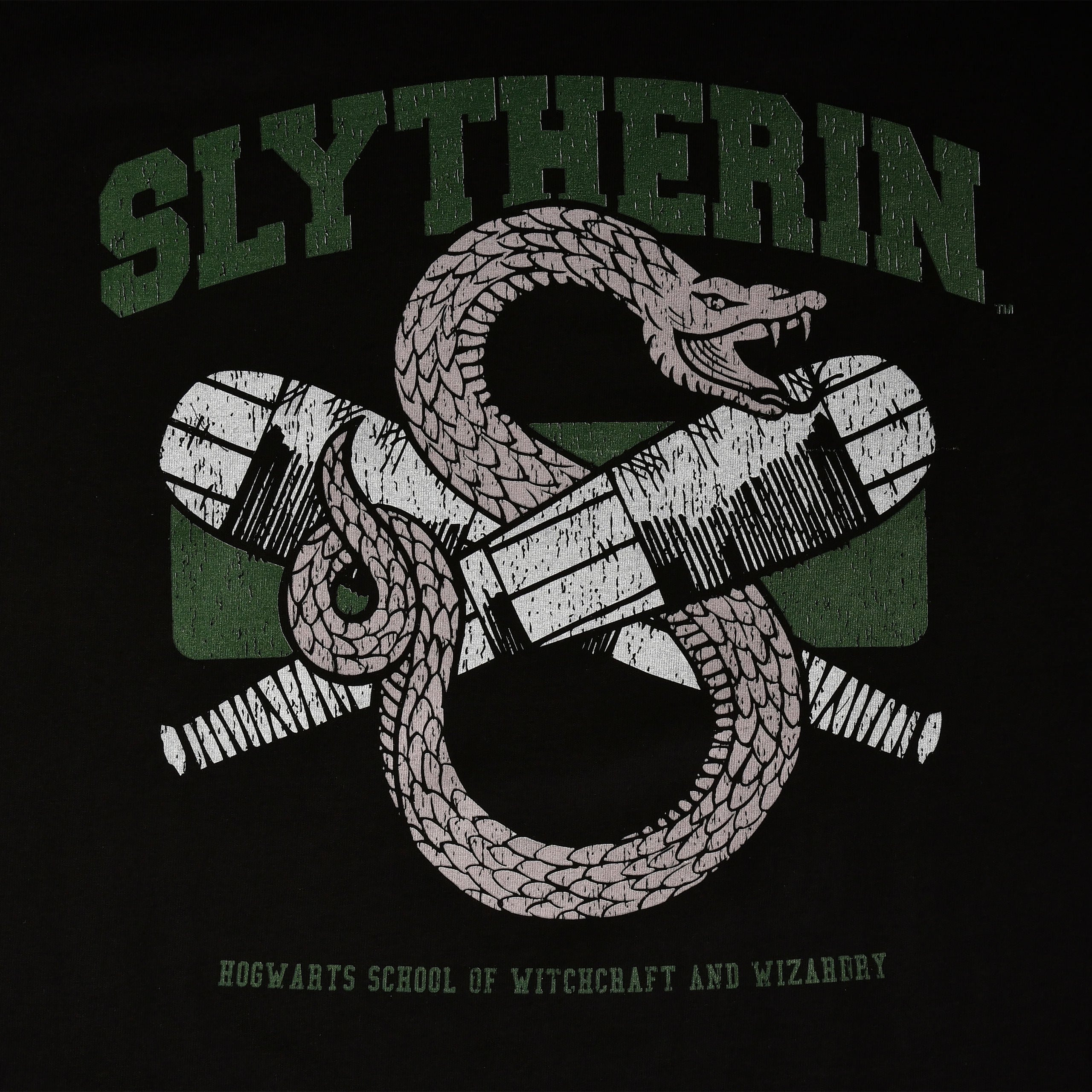 Product image Slytherin Quidditch College T-Shirt Black - Harry Potter