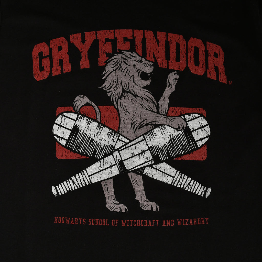 Image produit T-shirt de collège de Quidditch Gryffondor noir - Harry Potter