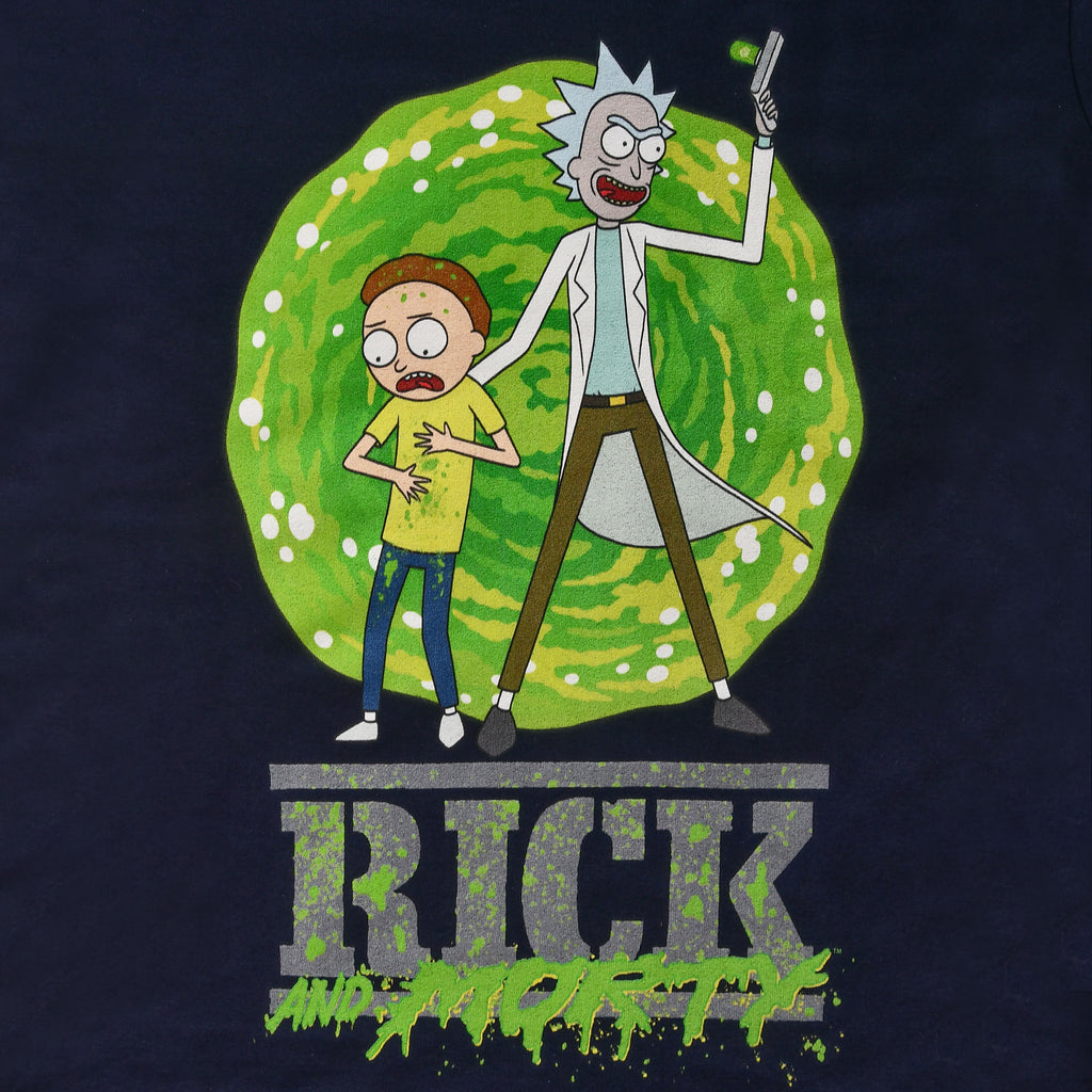 Image produit Rick et Morty - T-shirt Portal bleu