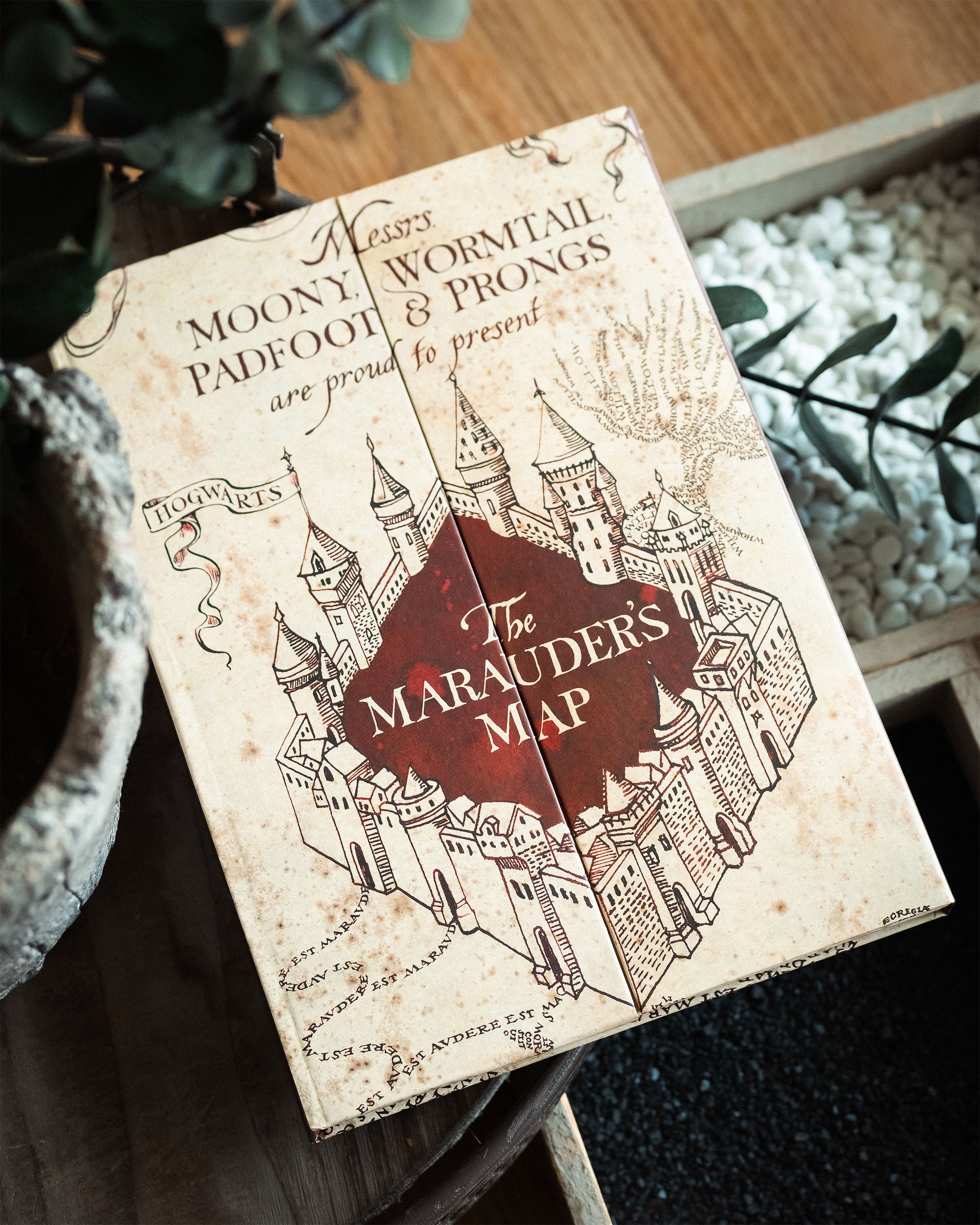 Image produit Harry Potter - Carnet Carte du Maraudeur A5
