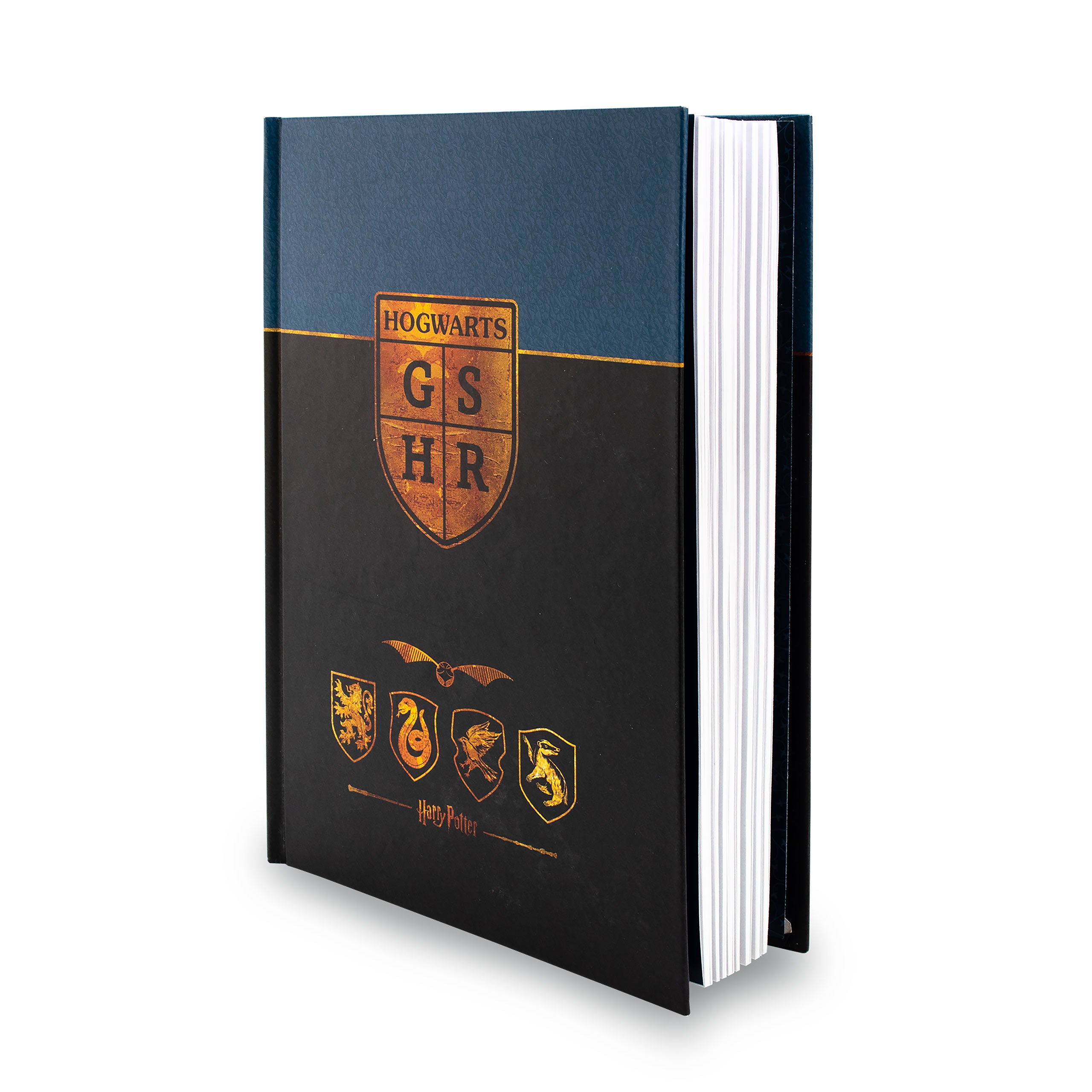 Image produit Harry Potter - Cahier des armoiries des maisons de Poudlard A5