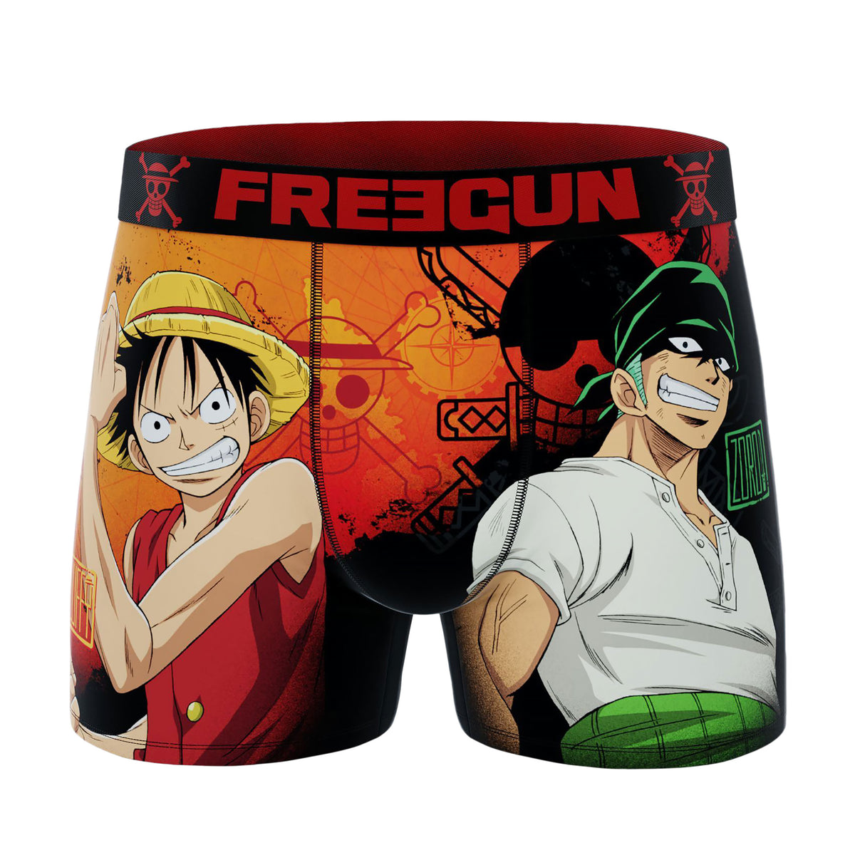 Image produit One Piece - Luffy & Roronoa Zoro Freegun Boxers