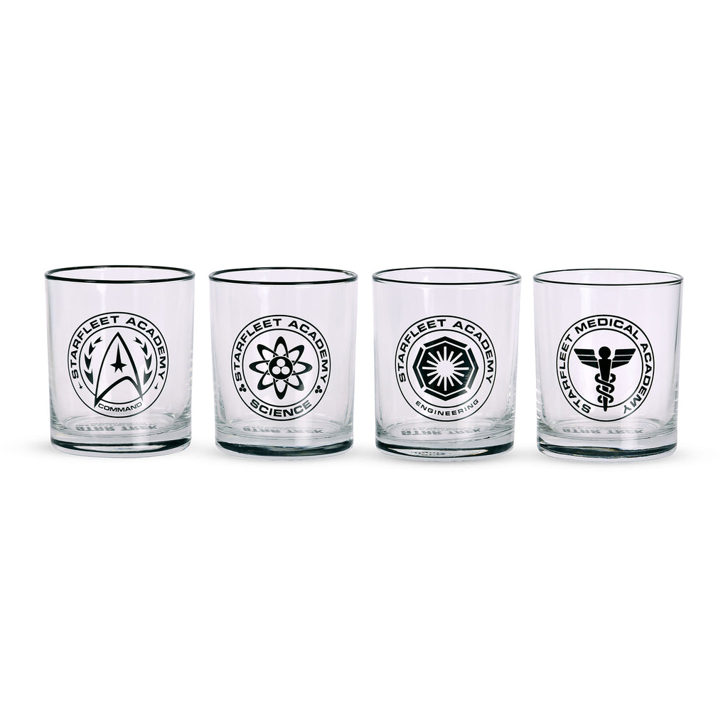 Image produit Ensemble de 4 verres de l'Académie Starfleet - Star Trek
