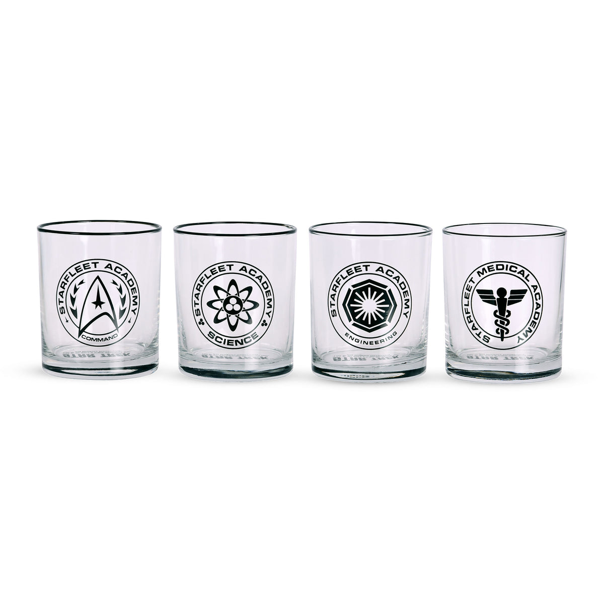 Image produit Ensemble de 4 verres de l'Académie Starfleet - Star Trek