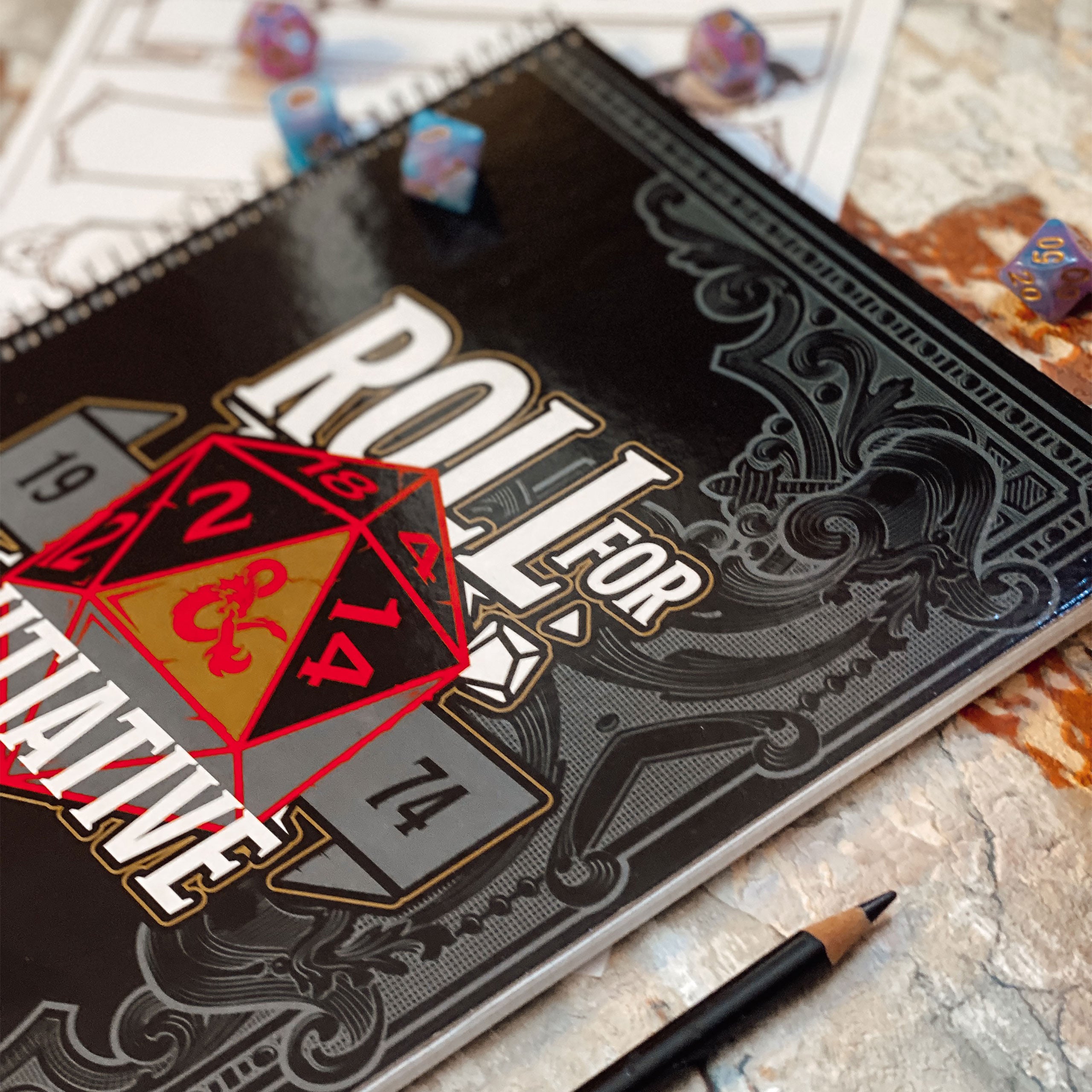 Image produit Dungeons & Dragons - Roll For Initiative Cahier A4